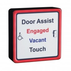 SQWCASSK Square Antimicrobial Door Assist Toilet Sensor